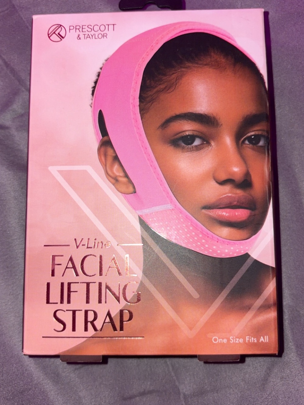 Pink V-Line Facial Lifting Strap